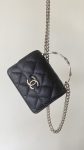 Chanel HAAS Mini Bag Black For Women 3,7in/9,5cm