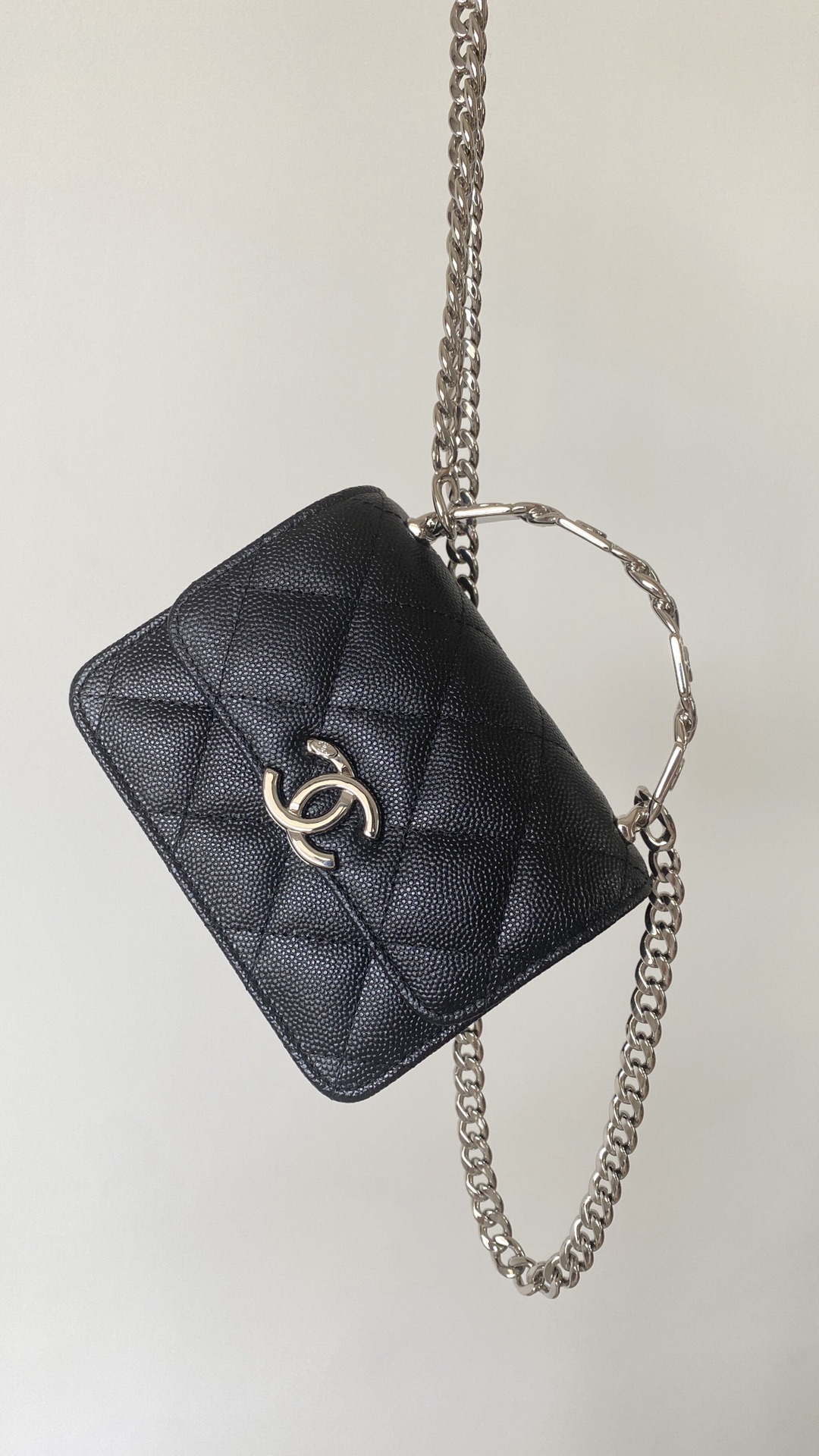 Chanel HAAS Mini Bag Black For Women 3,7in/9,5cm