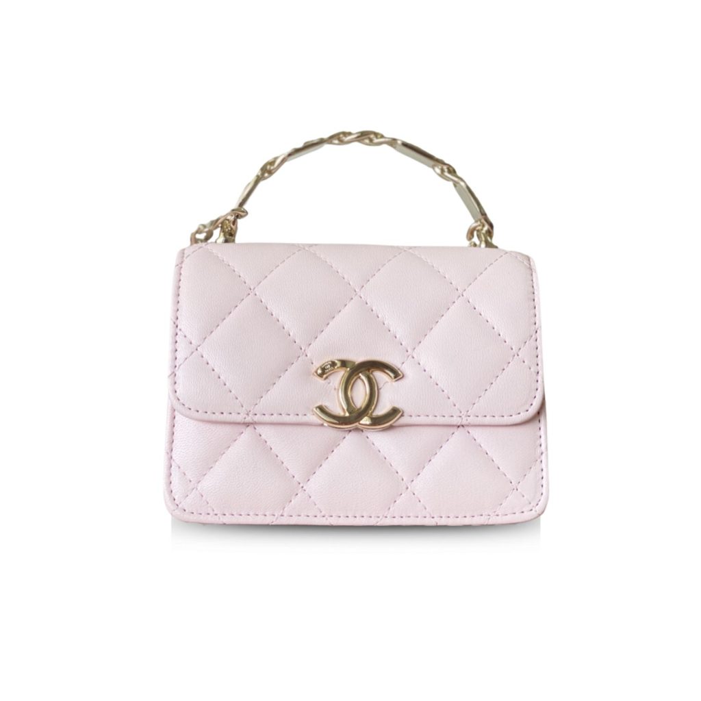 Chanel HAAS Mini Bag Pink For Women 3,7in/9,5cm