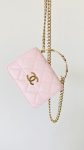 Chanel HAAS Mini Bag Pink For Women 3,7in/9,5cm