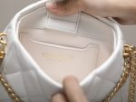 Chanel HoBo Heart Adjustment Buckle White For Women 18cm / 7.1in