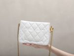 Chanel HoBo Heart Adjustment Buckle White For Women 18cm / 7.1in