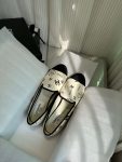 Chanel Interlocking CC Logo Ballet Flats White For Women