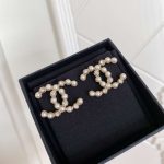 Chanel Letter C Earrings Gold For Women