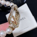 Chanel Letter Necklace White For Women