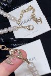 Chanel Letter Necklace White For Women