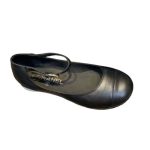 Chanel Mary Jane Flats Pearl Black For Women