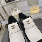 Chanel Mary Jane Loafers Hidden White For Women