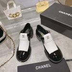 Chanel Mary Jane Loafers Hidden White For Women