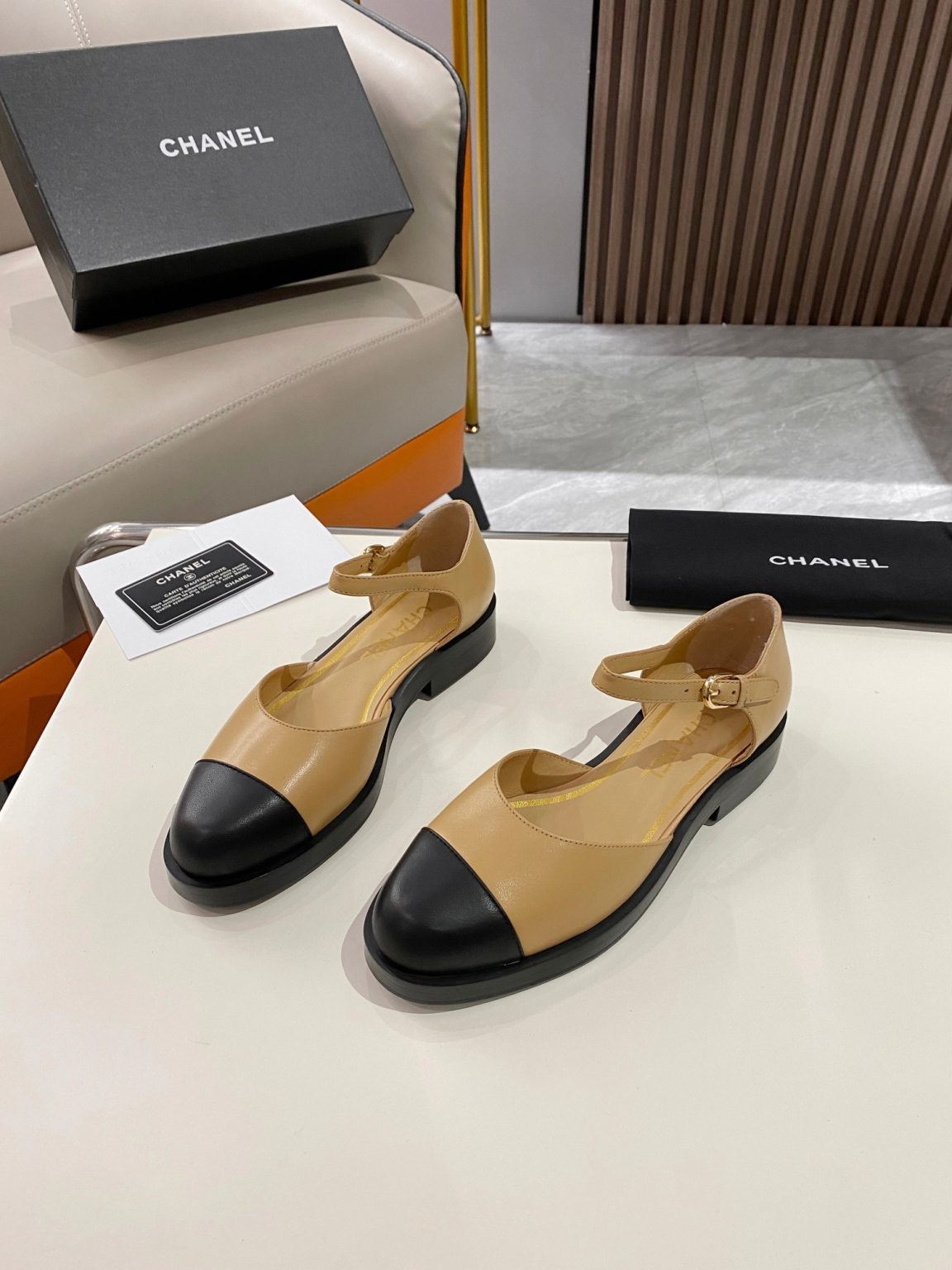 Chanel Mary Janes Brown For Women