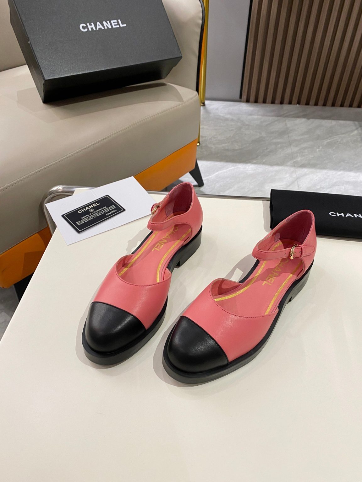 Chanel Mary Janes Pink For Women