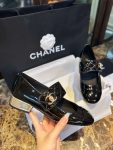 Chanel Mary Janes Sandals Black For Women