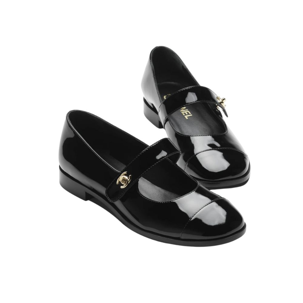 Chanel Mary Janes Black For Women- G45280 B14453 94305