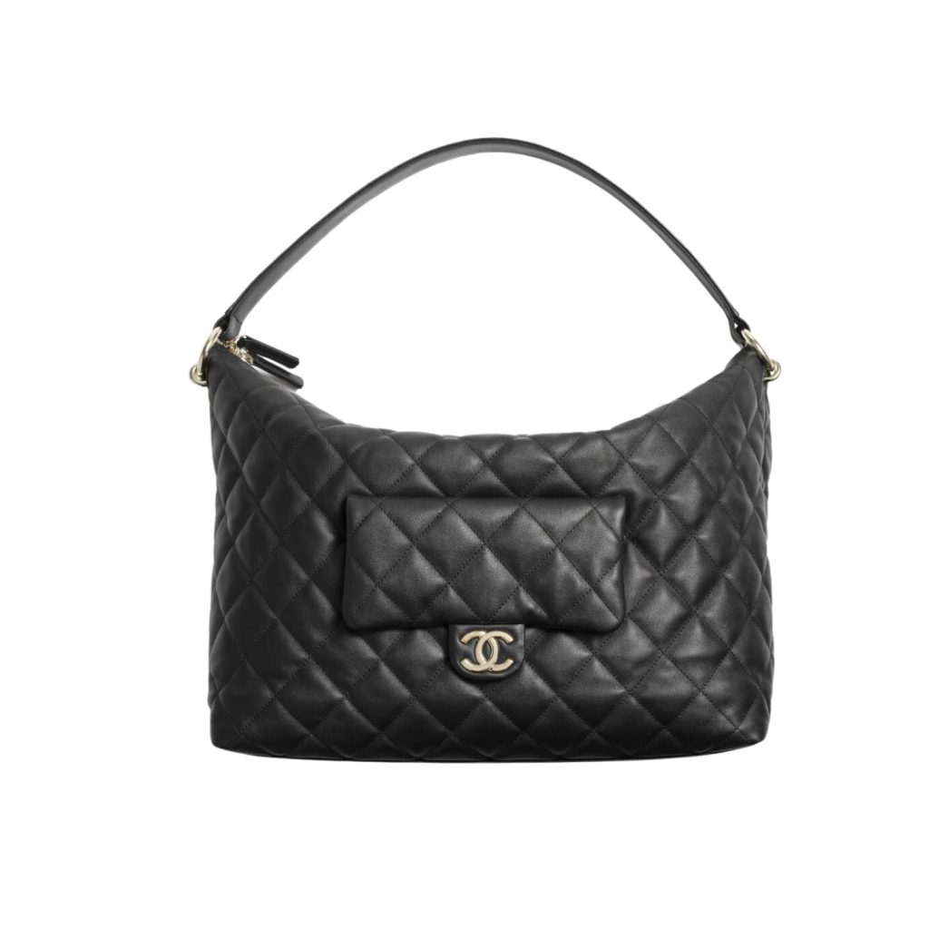 Chanel Maxi Hobo Black Bag For Women AS4339 B13833 94305- 14.4 Inches/ 37 Cm