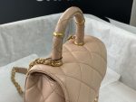 Chanel Mini Flap Bag With Top Handle Yellow/Beige For Women 15cm / 6in AS4035