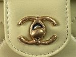 Chanel Mini Flap Bag With Top Handle Yellow/Beige For Women 15cm / 6in AS4035