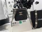 Chanel Mini Vanity Bag Black/White For Women 11cm / 4.3in