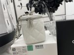 Chanel Mini Vanity Bag Black/White For Women 11cm / 4.3in