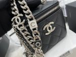 Chanel Mini Vanity Bag Black/White For Women 11cm / 4.3in