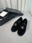 Chanel Moccasins Black For Women