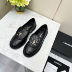 Chanel Moccasins Black For Women