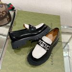 Chanel Moccasins Black/White For Women