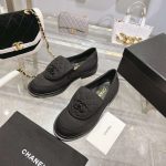 Chanel Moccasins Black For Women