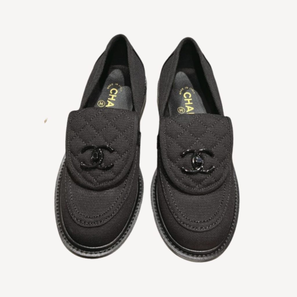 Chanel Moccasins Black For Women