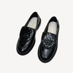 Chanel Moccasins Black For Women