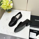 Chanel Moccasins Black For Women