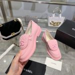 Chanel Moccasins Pink For Women