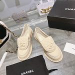 Chanel Moccasins White For Women