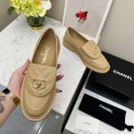 Chanel Moccasins Beige For Women