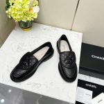 Chanel Moccasins Black For Women