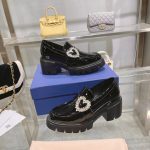 Chanel Moccasins Black For Women