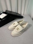 Chanel Moccasins Cream For Women