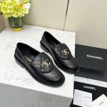 Chanel Moccasins Black For Women