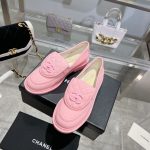 Chanel Moccasins Pink For Women