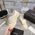 Chanel Moccasins White For Women