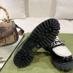 Chanel Moccasins Black/White For Women