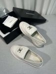 Chanel Moccasins White For Women