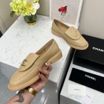 Chanel Moccasins Beige For Women