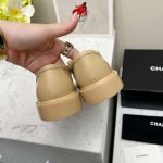 Chanel Moccasins Beige For Women