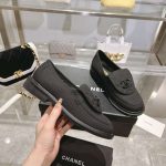 Chanel Moccasins Black For Women