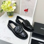 Chanel Moccasins Black For Women