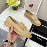 Chanel Moccasins Beige For Women