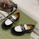 Chanel Moccasins Black/White For Women