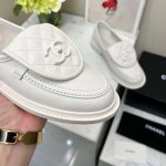 Chanel Moccasins White For Women