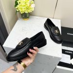 Chanel Moccasins Black For Women