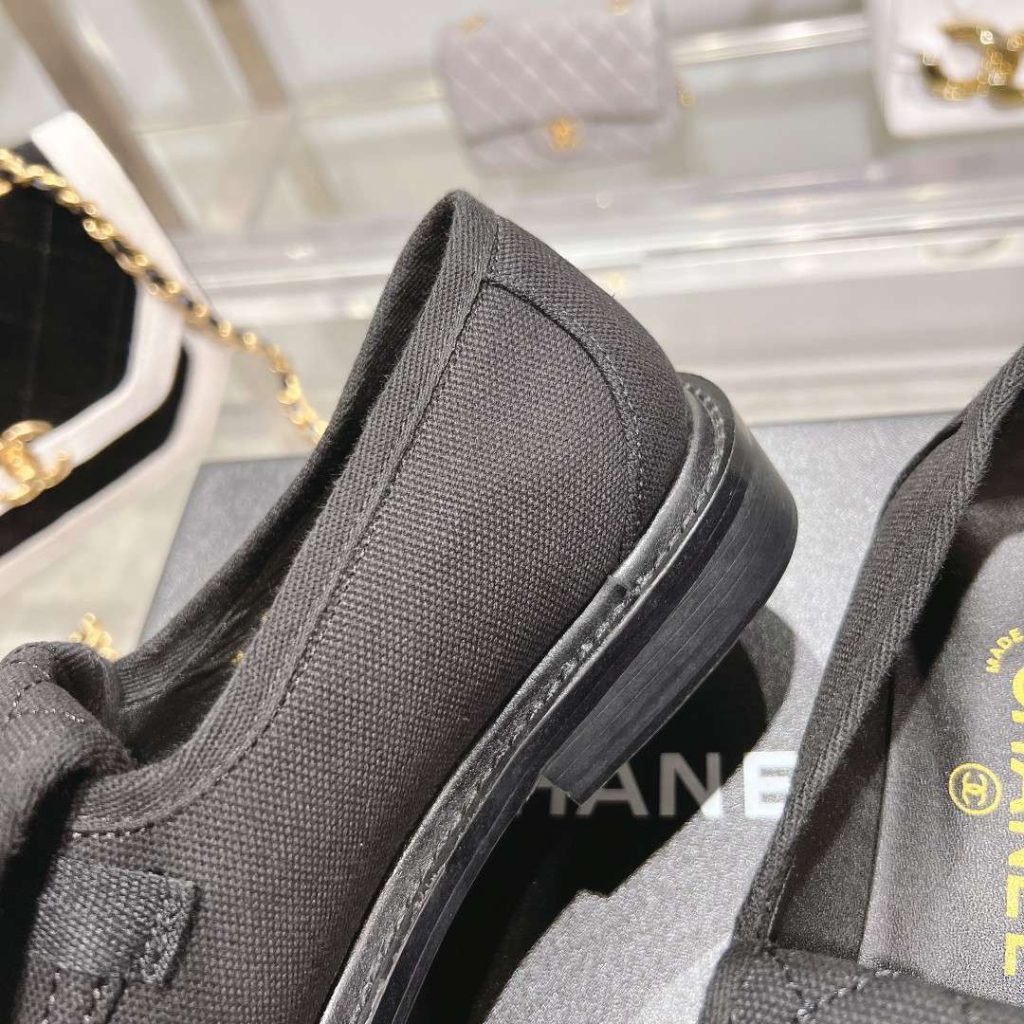 Chanel Moccasins Black For Women